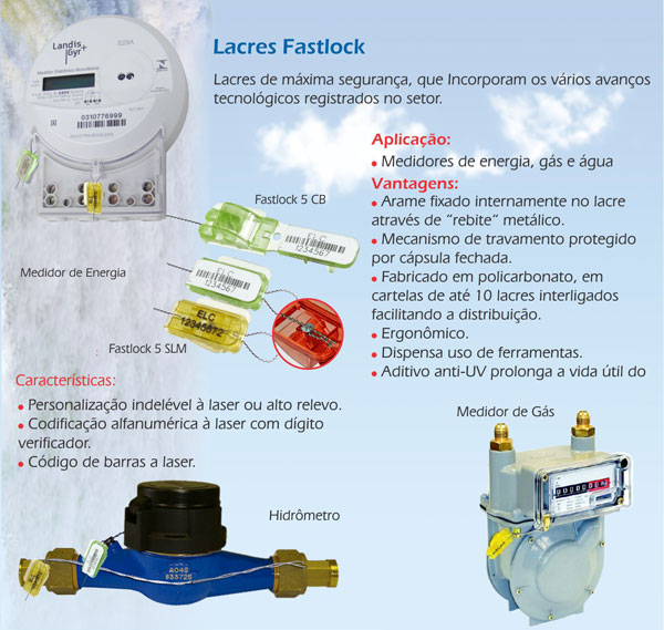 Lacres de Segurança Fastlock