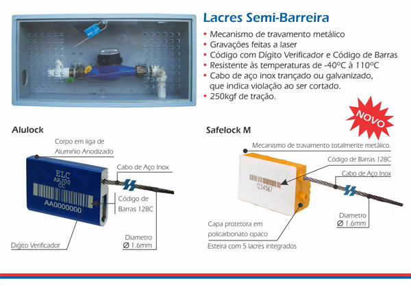 Lacres de Segurança Semibarreira