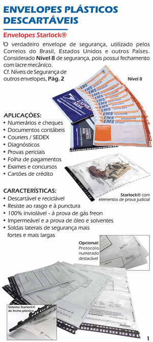 Envelopes Plásticos Starlock