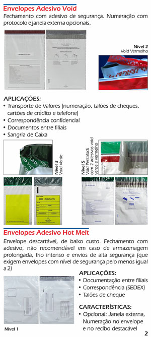 Envelopes Plásticos Adesivos