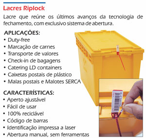 Lacres plásticos rabicho Riplock