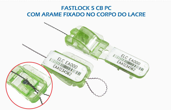Fastlock 5 CB (com arame acoplado ao lacre)