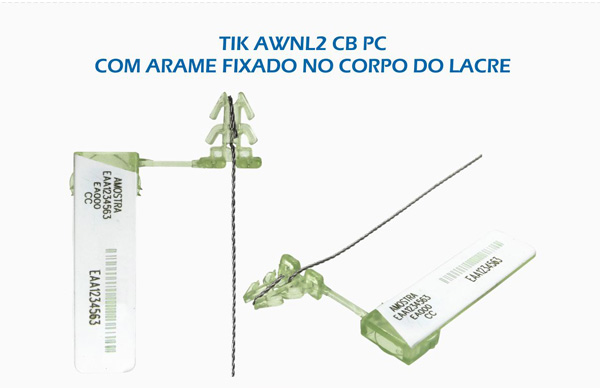 Tik AWNL2 CB (com arame acoplado ao lacre)