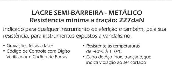 Lacres Semibarreira