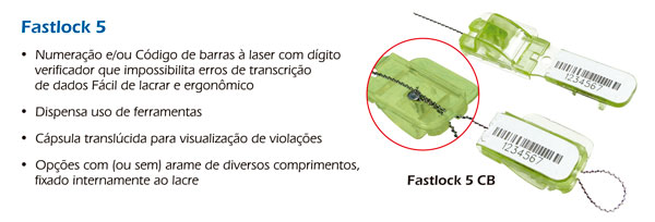 Lacre Fastlock 5 CB PC