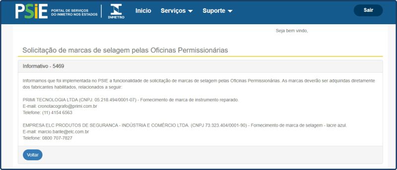 homologados oficinas permissionarias inmetro